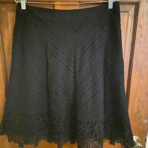 Talbots Eyelet Lace Skirt - size 10